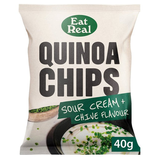 Eat Real Quinoa Sour Cream & Chive Chips 40g Botiga