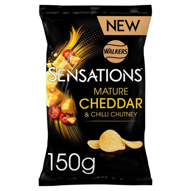 Walkers Sensations Mature Cheddar Cheese & Chilli Crisps 150g Botiga