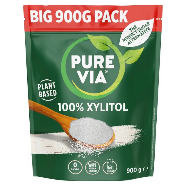 Pure Via 100% Xylitol Plant Based 900g Botiga