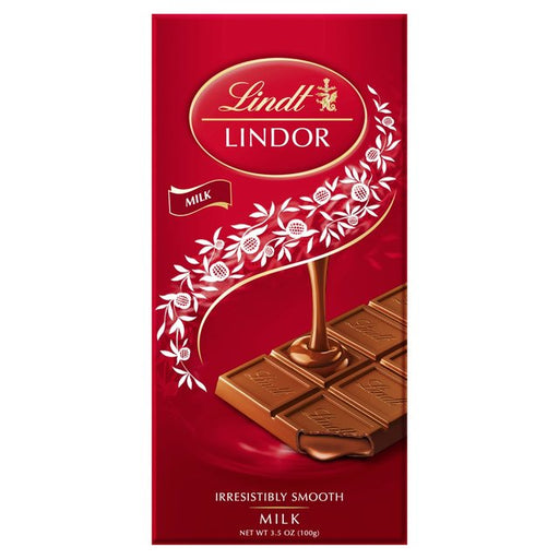 Lindt Lindor Milk Chocolate Bar 100g Botiga