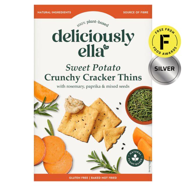 Deliciously Ella Sweet Potato Cracker Thins 100g Botiga