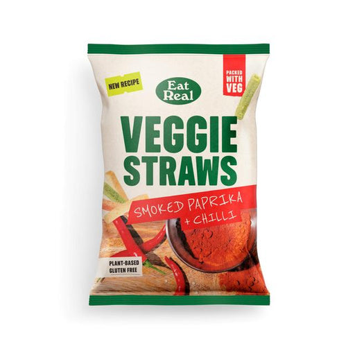 Eat Real Smoked Paprika & Chilli Veggie Straws 110g Botiga