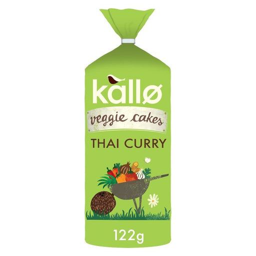 Kallo Veggie Cakes Thai Curry 122g Botiga