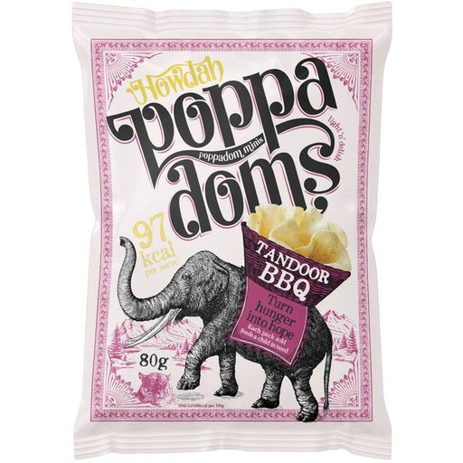 Howdah Poppadoms Tandoor BBQ 82.5g Botiga