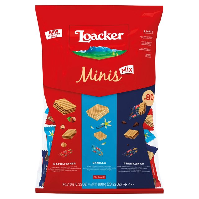 Loacker Classic Minis 80 per pack Botiga