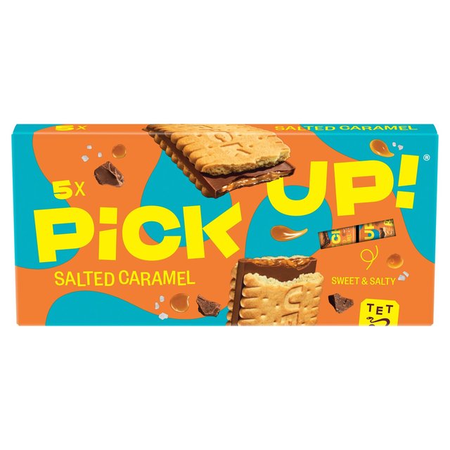 Bahlsen Pick Up! Salted Caramel Biscuit Bars 5 x 28g Botiga