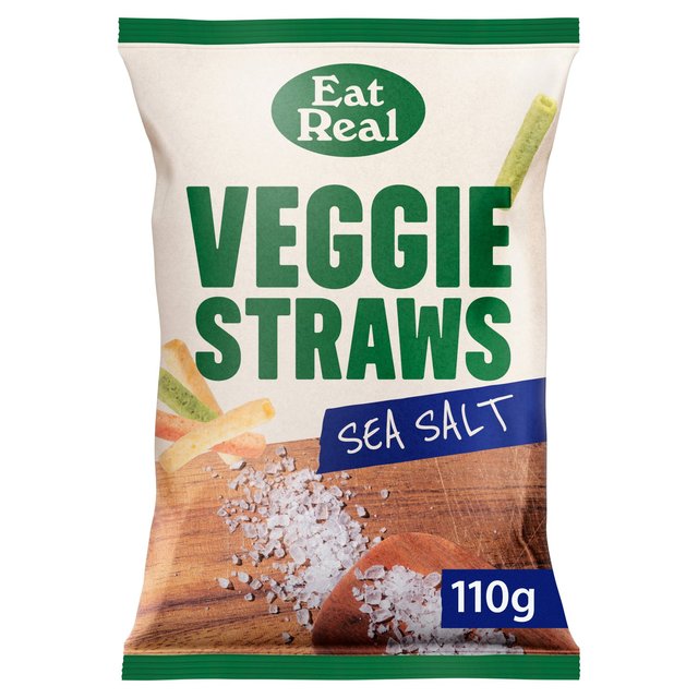 Eat Real Sea Salt Veggie Straws 110g Botiga