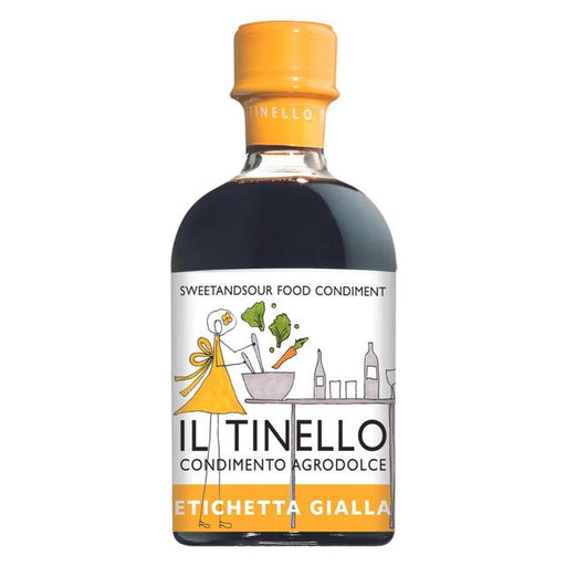 Il Tinello Balsamic Vinegar of Modena IGP Yellow Label High Acidity 250ml Botiga