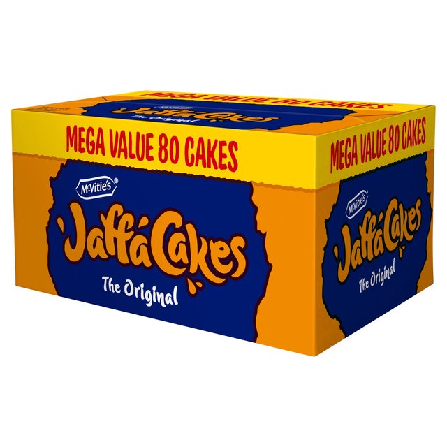 McVitie's Jaffa Cakes Original Biscuits Mega Pack 4 x 20 Cakes, 1.2kg 80 per pack Botiga