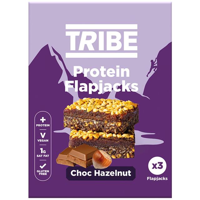 TRIBE Protein Flapjack - Choc Hazelnut 3 x 38g Botiga