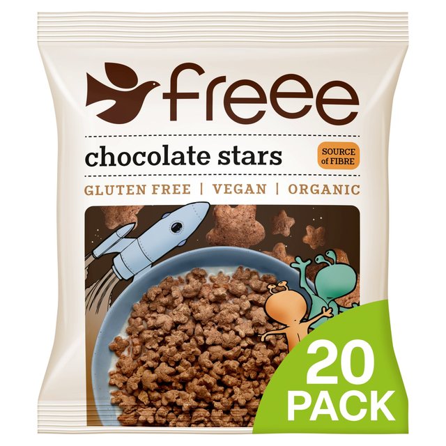 Freee Chocolate Stars Sachets MPK 20 x 25g Botiga