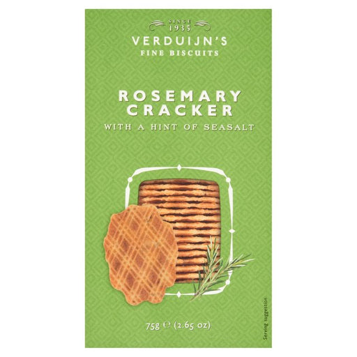 Verduijn Crackers with Rosemary & Seasalt 75g Botiga