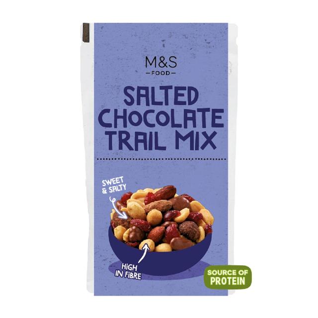 M&S Salted Chocolate Trail Mix 120g Botiga