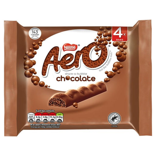 Aero Milk Chocolate Multipack 4 x 27g Botiga