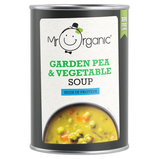 Mr Organic Garden Pea & Vegetable Soup 400g Botiga