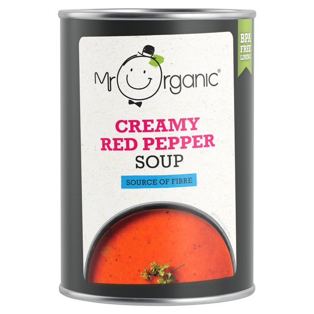 Mr Organic Creamy Red Pepper Soup 400g Botiga