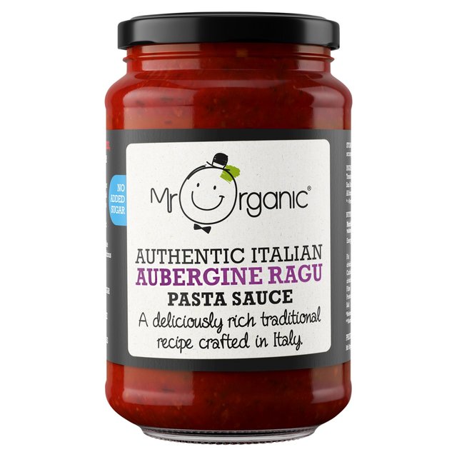 Mr Organic Aubergine Ragu Pasta Sauce 350g Botiga