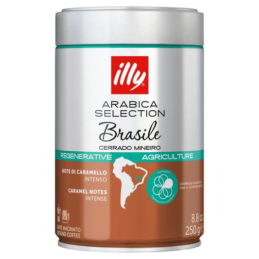 illy Cerrado Mineiro Brazil Ground Coffee  - Regenerative Agriculture 250g Botiga