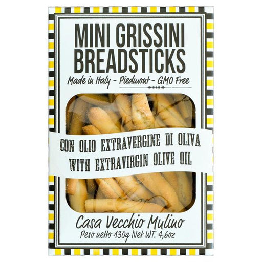 Vecchio Mulino Mini Grissini with Olive Oil 130g Botiga