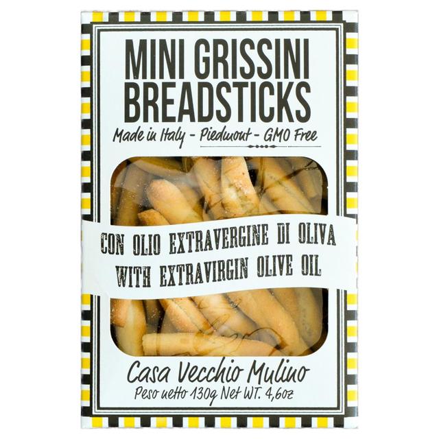 Vecchio Mulino Mini Grissini with Olive Oil 130g Botiga