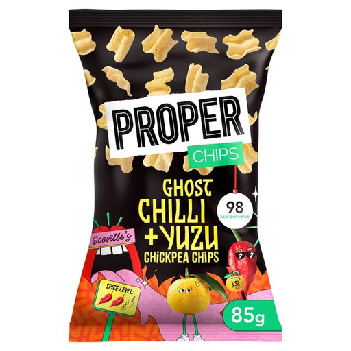 PROPER Chips Ghost Chilli & Yuzu Chickpea Chips 85g Botiga