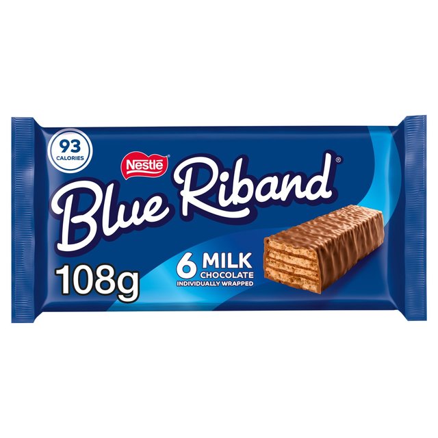 Blue Riband Milk Chocolate Biscuit Bars Multipack 6 x 18g Botiga