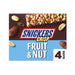 Snickers Crisp Fruit & Nut Chocolate Multipack Bars 4 x 32g Botiga