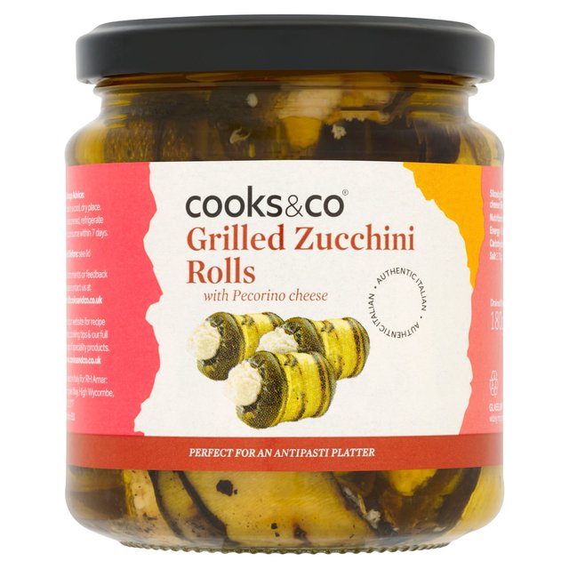 Cooks & Co Grilled Courgette with Pecorino Cheese 280g Botiga