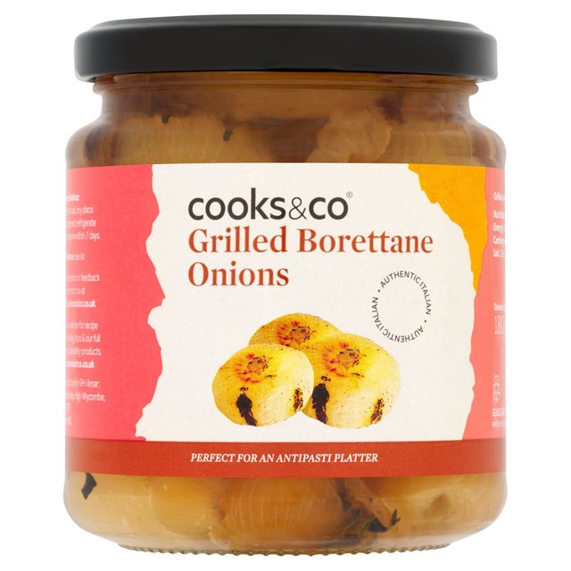 Cooks & Co Grilled Borettane Onions 280g Botiga