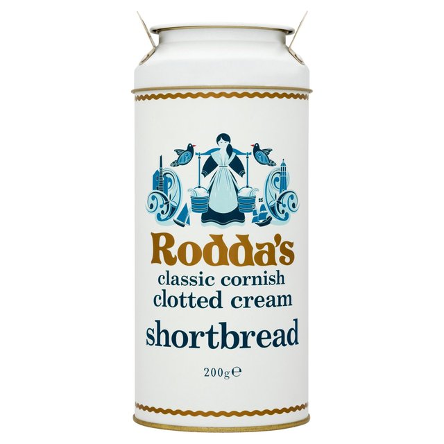 Rodda's Cornish Clotted Cream Shortbread Biscuit Tin 200g Botiga