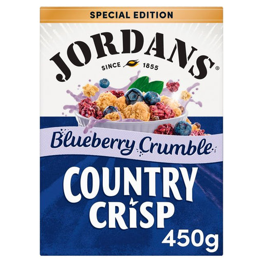 Jordans Blueberry Crumble Ltd Ed Country Crisp 450g Botiga