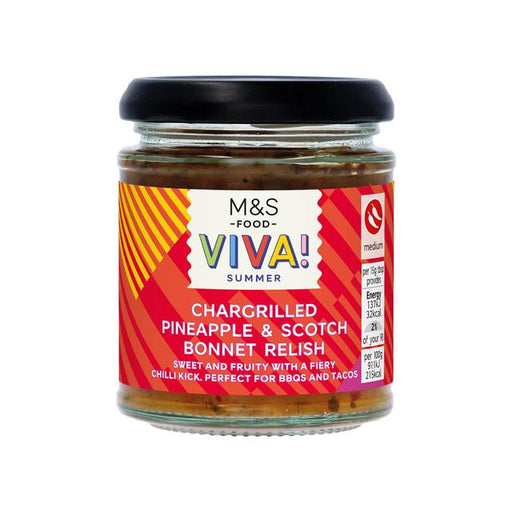 M&S VIVA Pineapple & Scotch Bonnet Relish 190g Botiga