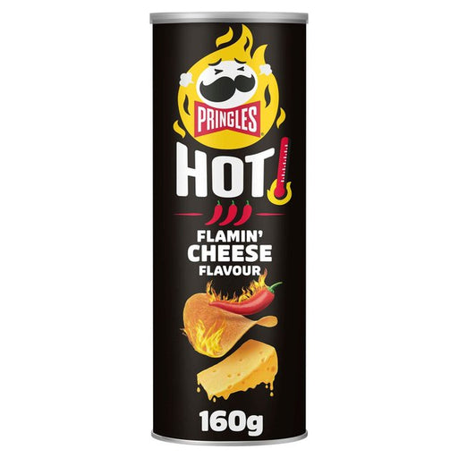 Pringles Hot Flamin' Cheese Sharing Crisps 160g Botiga