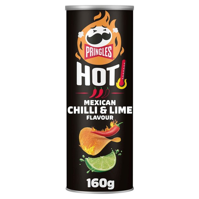 Pringles Hot Mexican Chilli & Lime Sharing Crisps 160g Botiga