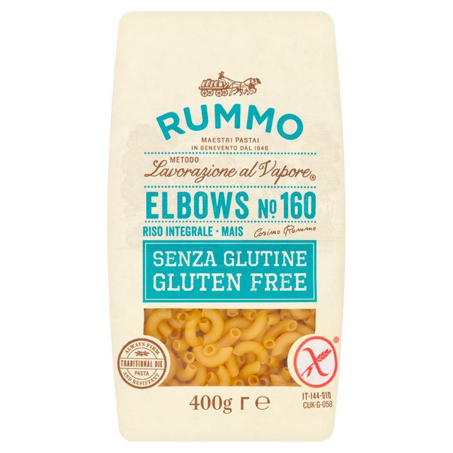 Rummo Gluten Free Macaroni Elbows No.160 400g Botiga