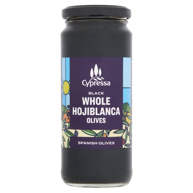 Cypressa Whole Black Olives 340g Botiga