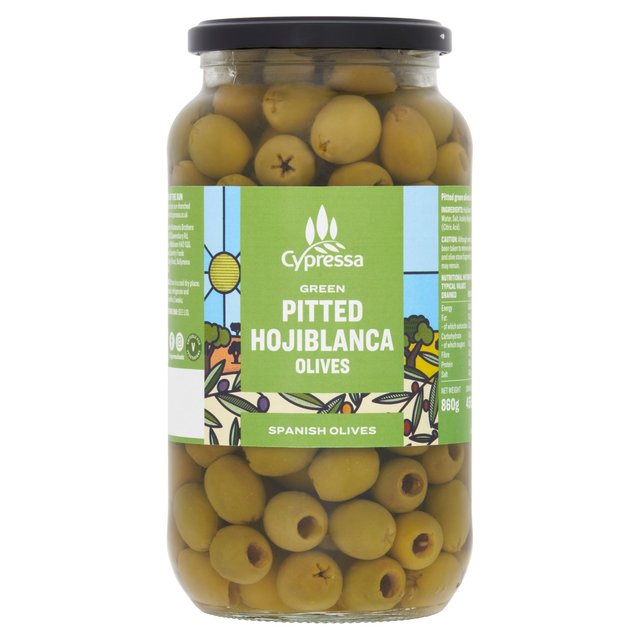 Cypressa Pitted Green Olives 860g Botiga