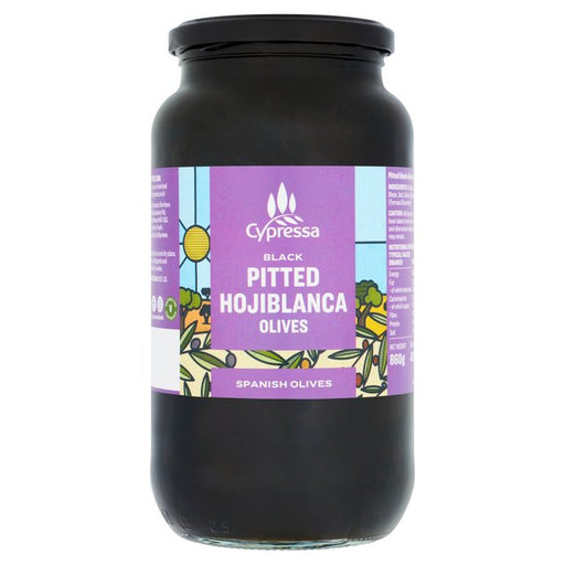 Cypressa Pitted Black Olives 860g Botiga