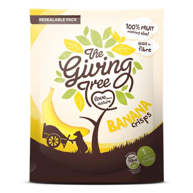 Giving Tree Freeze Dried Banana Crisps 18g Botiga