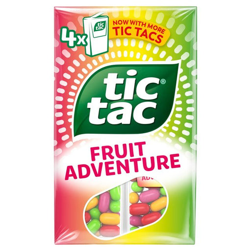 Tic Tac 4 x 18g Fruit Adventure 4 x 18g Botiga