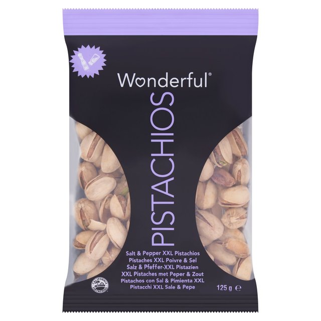 Wonderful Pistachios Salt & Pepper 125g Botiga