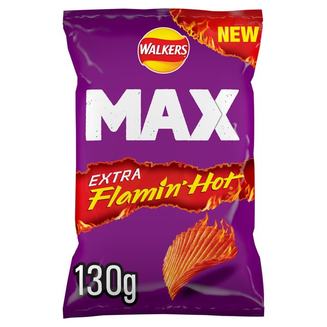 Walkers Max Extra Flamin' Hot 130g Botiga