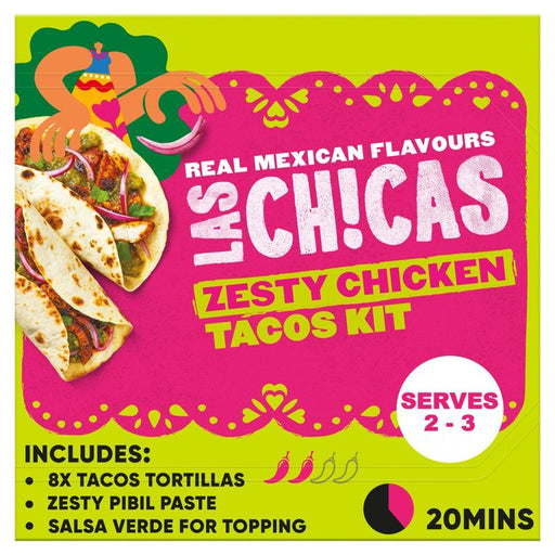 Las Chicas Mexican Zesty Tacos Pibil Meal Kit 296g Botiga