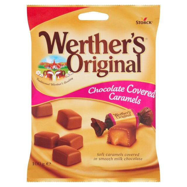 Werther's Original Chocolate Covered Caramels 100g Botiga