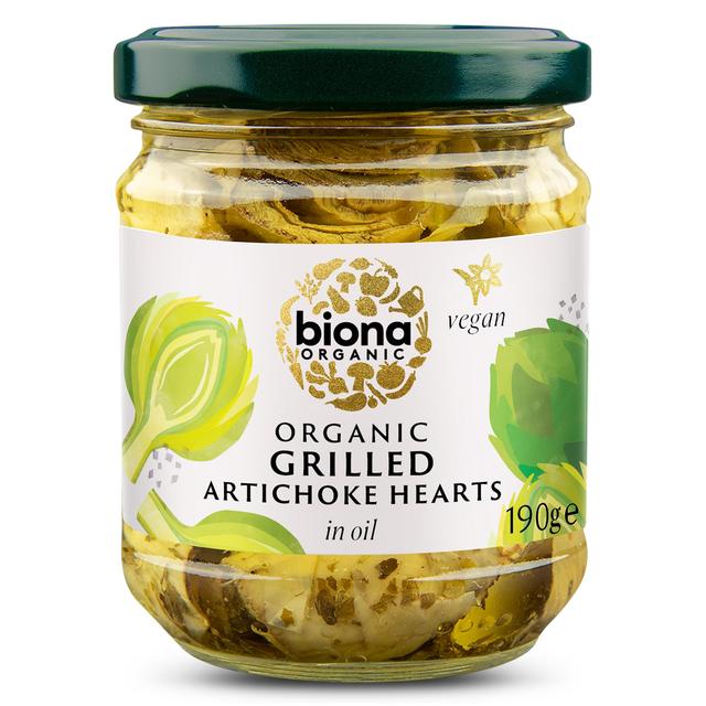 Biona Organic Grilled Artichoke Quarters 190g Botiga