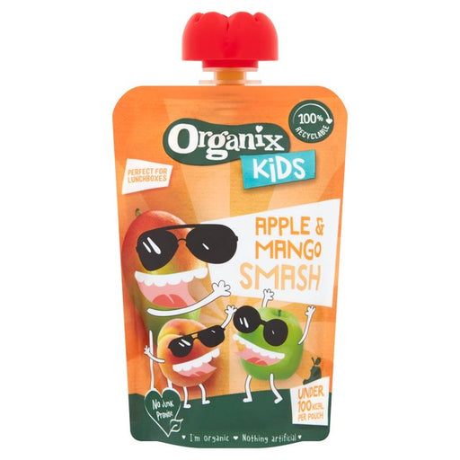 Organix KIDS Mango & Apple Smash Pouch 100g Botiga