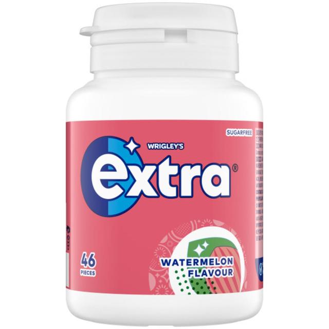 Extra Watermelon Flavour Sugarfree Chewing Gum Bottle 46 per pack Botiga