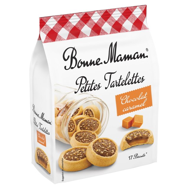 Bonne Maman Petit Choco & Caramel Tartlets Biscuits 250g Botiga