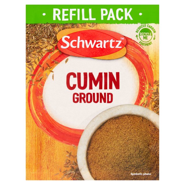 Schwartz Ground Cumin Refill Pack 30g Botiga