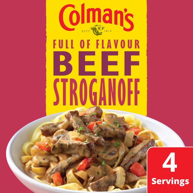 Colman's Beef Stroganoff Recipe Mix 39g Botiga